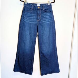LOFT Outlet Blue High Rise Palazzo Wide Leg Denim Jeans Size 4